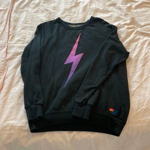 Aviator Nation women’s crew neck sweatshirt - size M - black - gently used